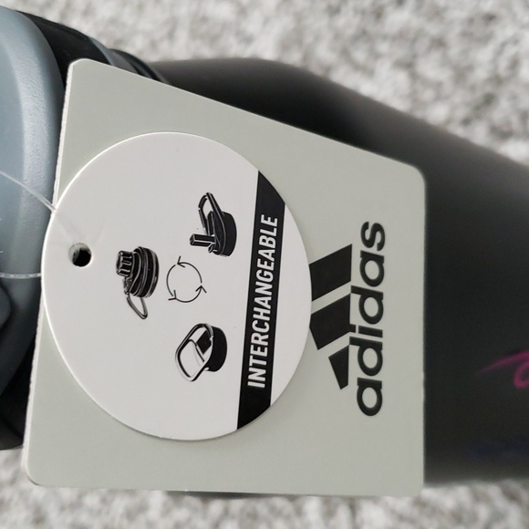 Adidas 1L Stainless Steel Bottle Black - Picture 4 of 7